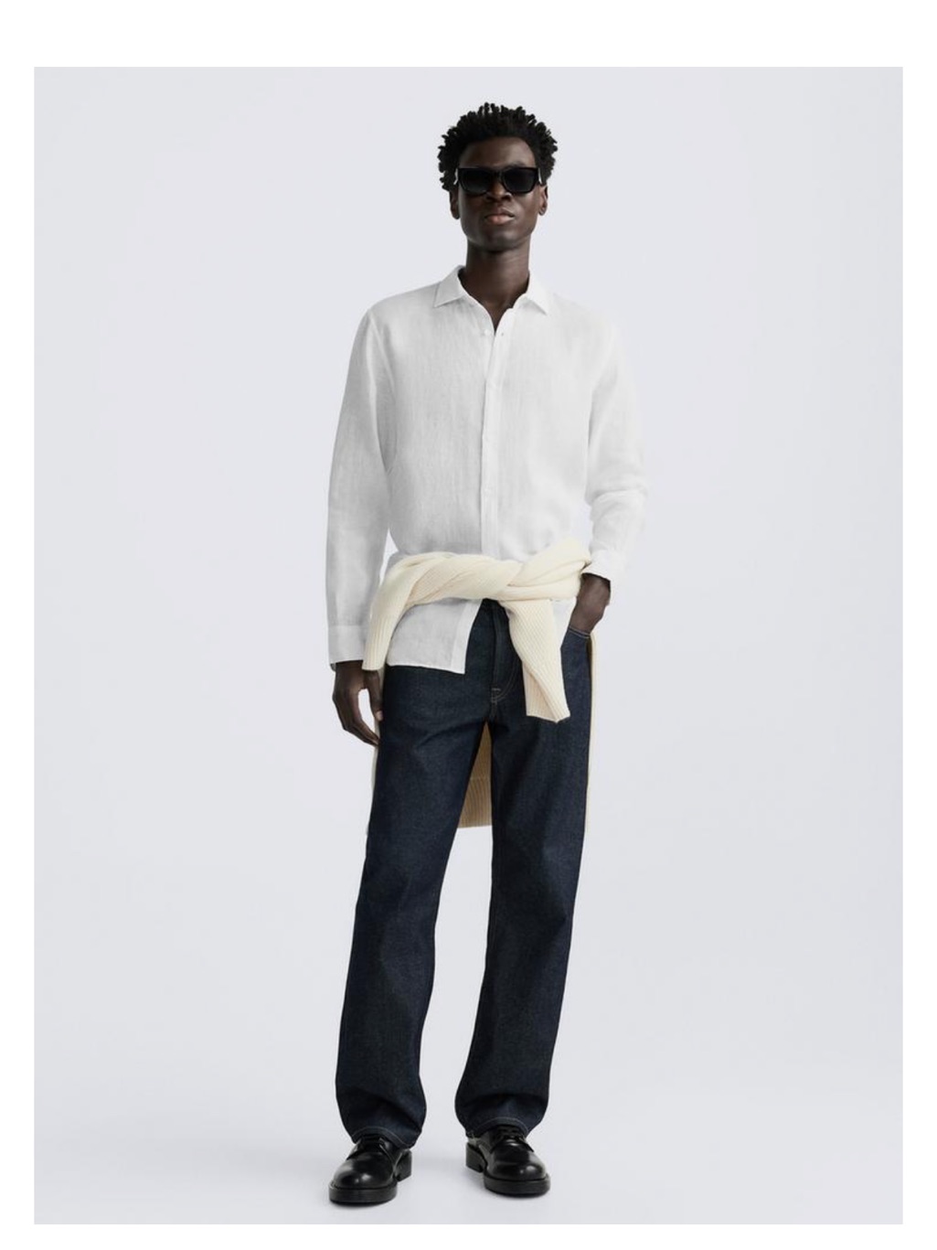 Zara 100% Linen Shirt